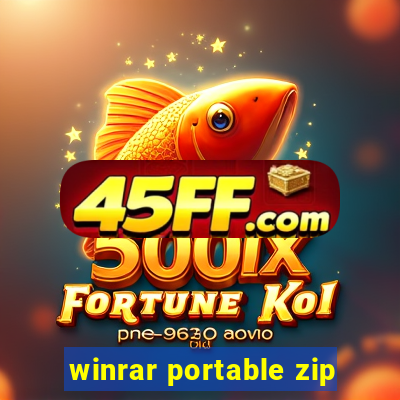 winrar portable zip